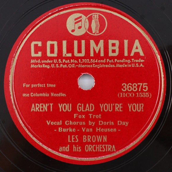Les Brown - Last Time I Saw You / Aren't You Glad 1945 10" 78 rpm Record 36875 - Picture 3 of 16